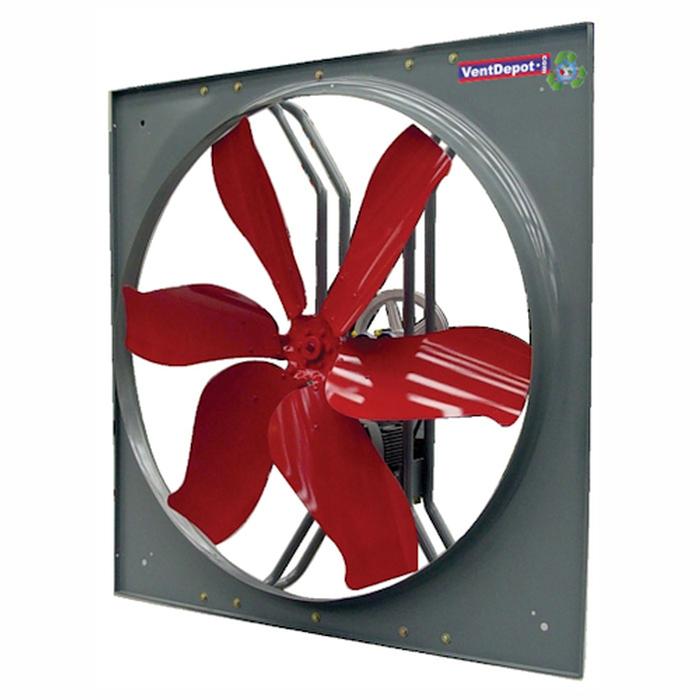 Extractor de Aire Industrial Calor MXAEW-007-2 Aspas 38" Diámetro 27630m3hr 127220V 17,57,5A 1Hp 69dB, AeroWing