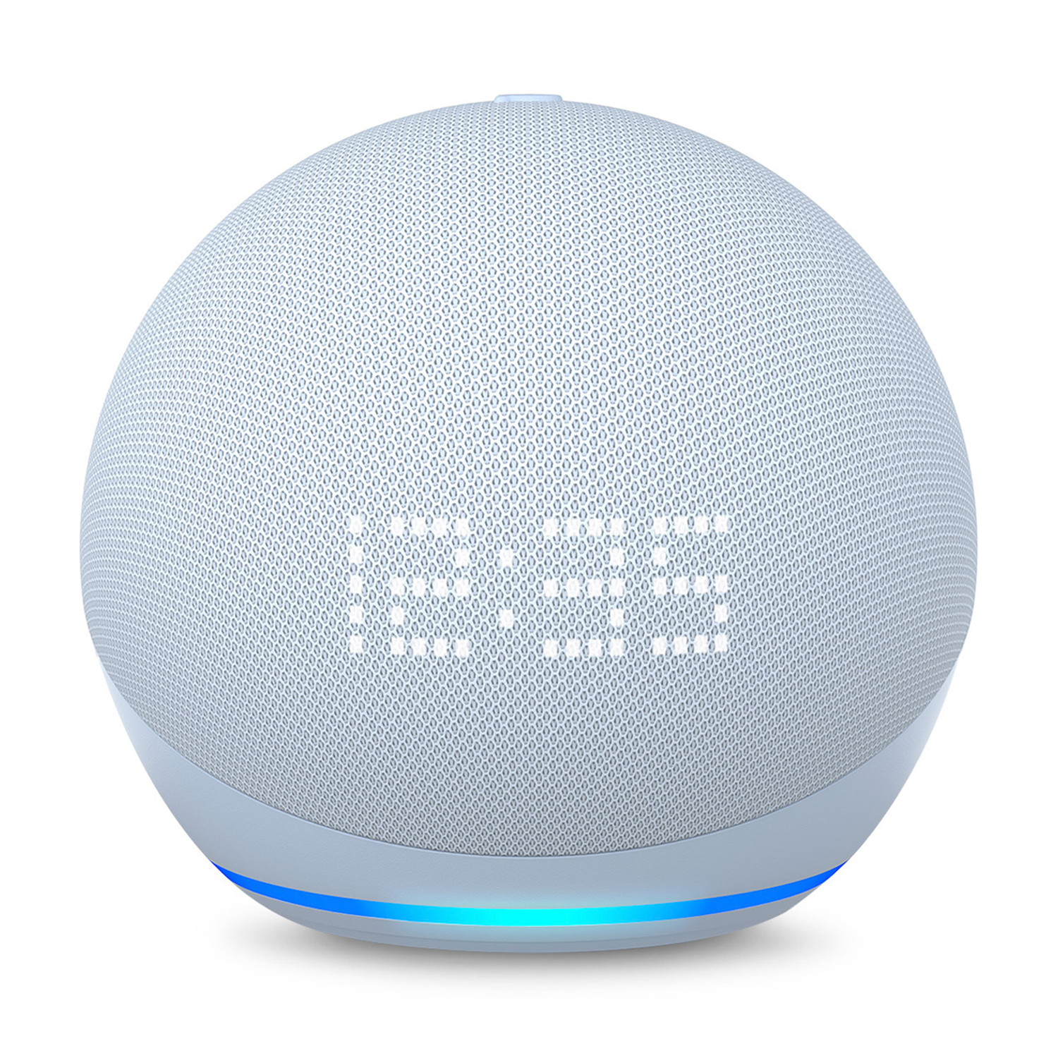 AMAZON ECHO DOT 5TA GEN CON RELOJ AZUL