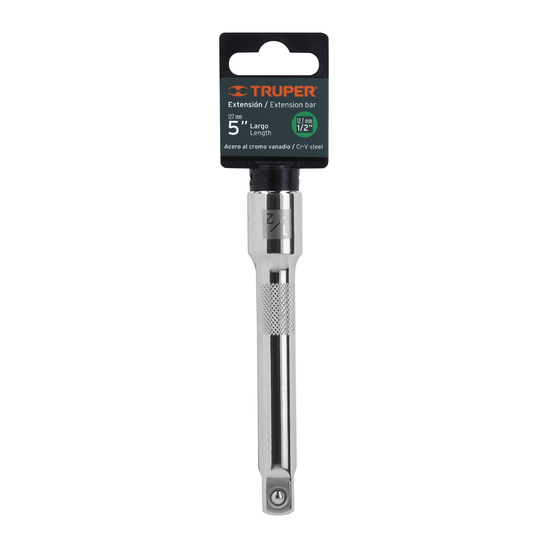 EXTENSIÓN CUADRO 1/2" PARA MATRACA, LARGO 5", TRUPER 13416