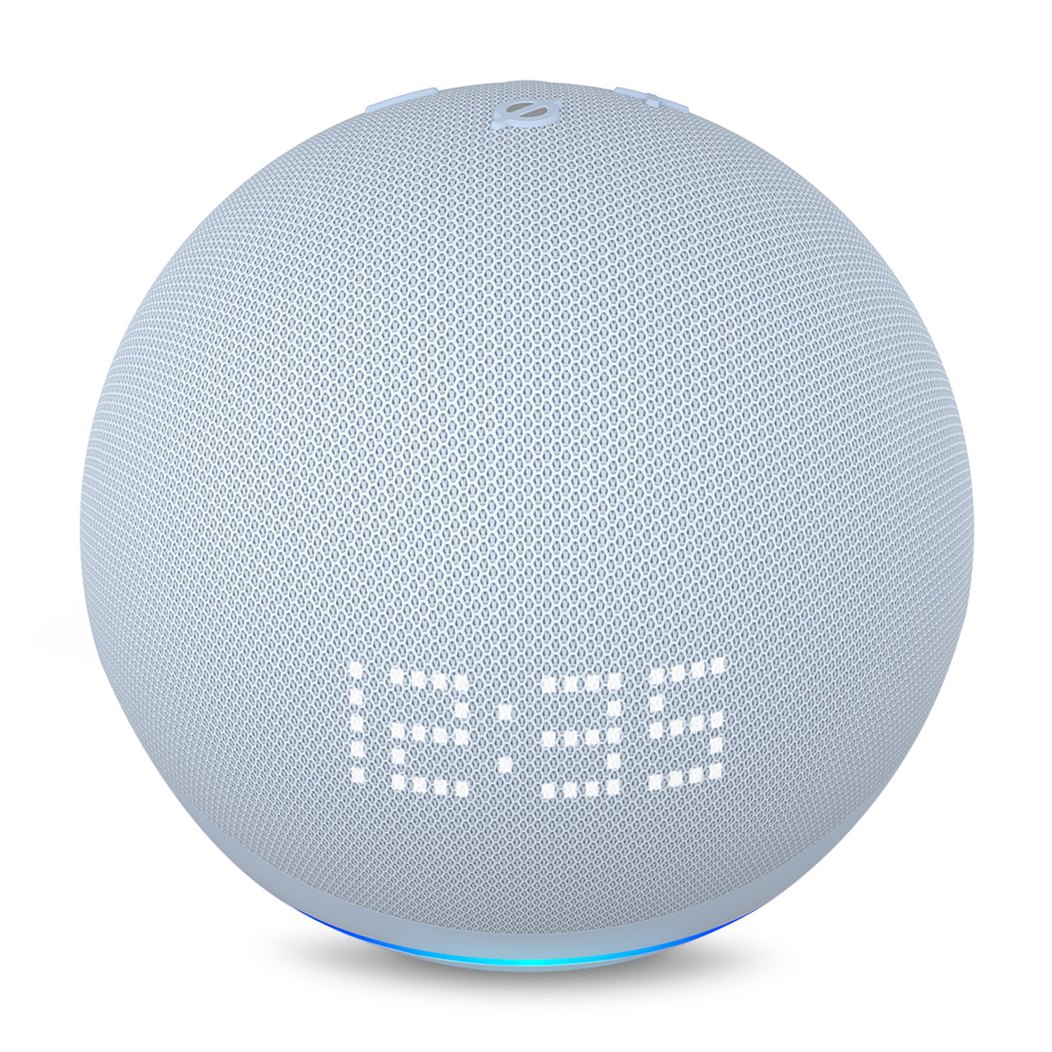 AMAZON ECHO DOT 5TA GEN CON RELOJ AZUL