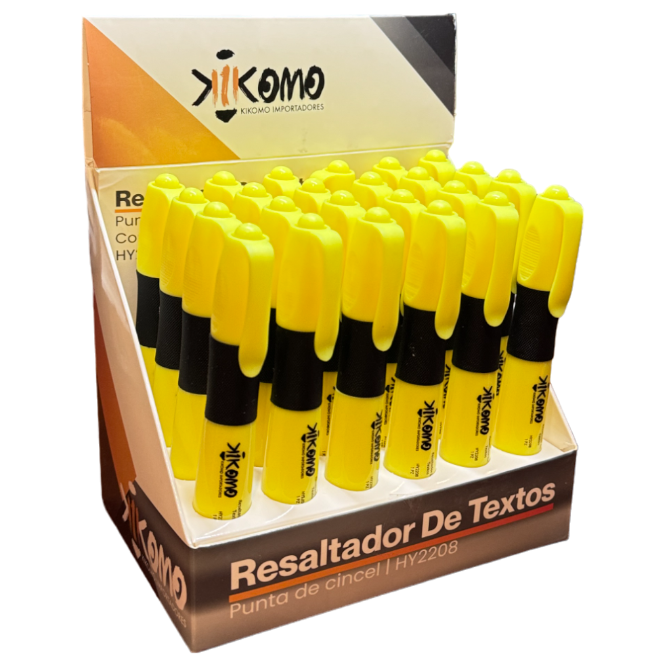 Paquete Con 24 Resaltadores Surtidos O Solo Color Amarillo