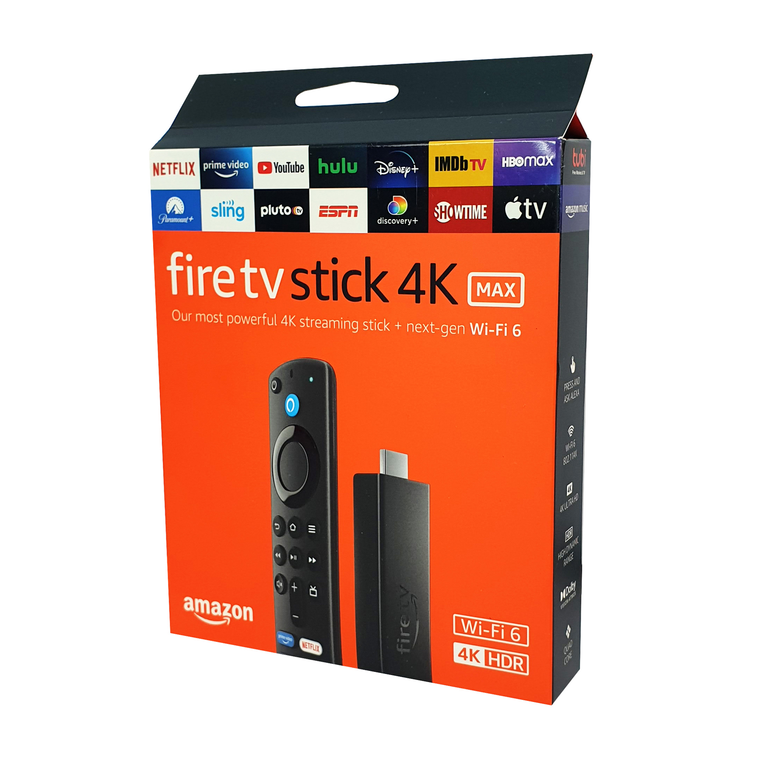 AMAZON FIRE TV STICK 4K MAX WITH ALEXA 