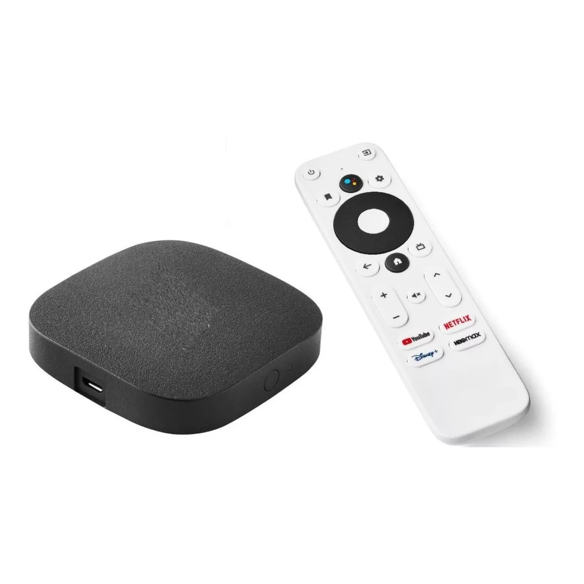 Tv box Onn UHD Streaming Device 2323a 2.ª gen control de voz 4K negro