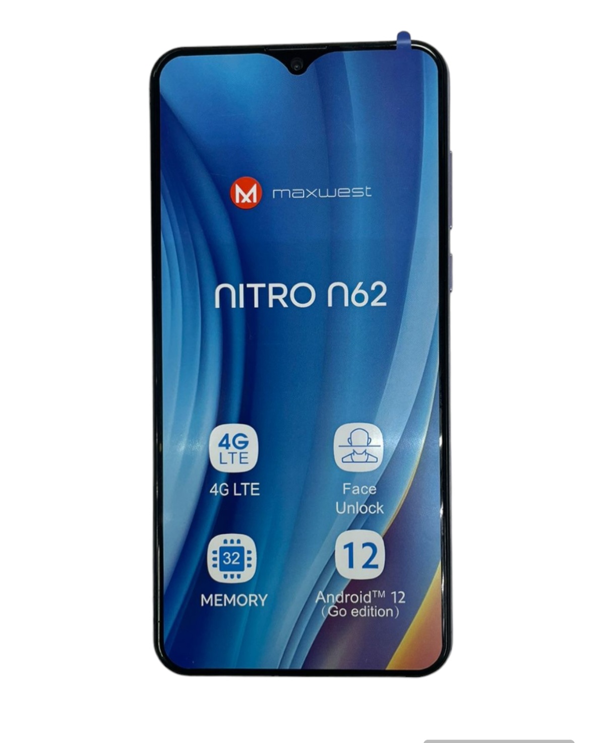 Teléfono Inteligente Android Maxwest Nitro N62 Desbloqueo Facial Con 32gb De Memoria / Pantalla 6.26 Pulgadas / Dual Sim / Económico Barato