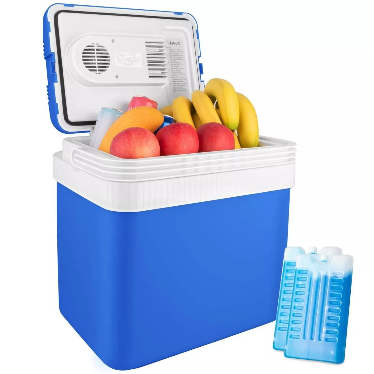 Enfriador Eléctrico De 24 Litros, 12 V Cc Azul