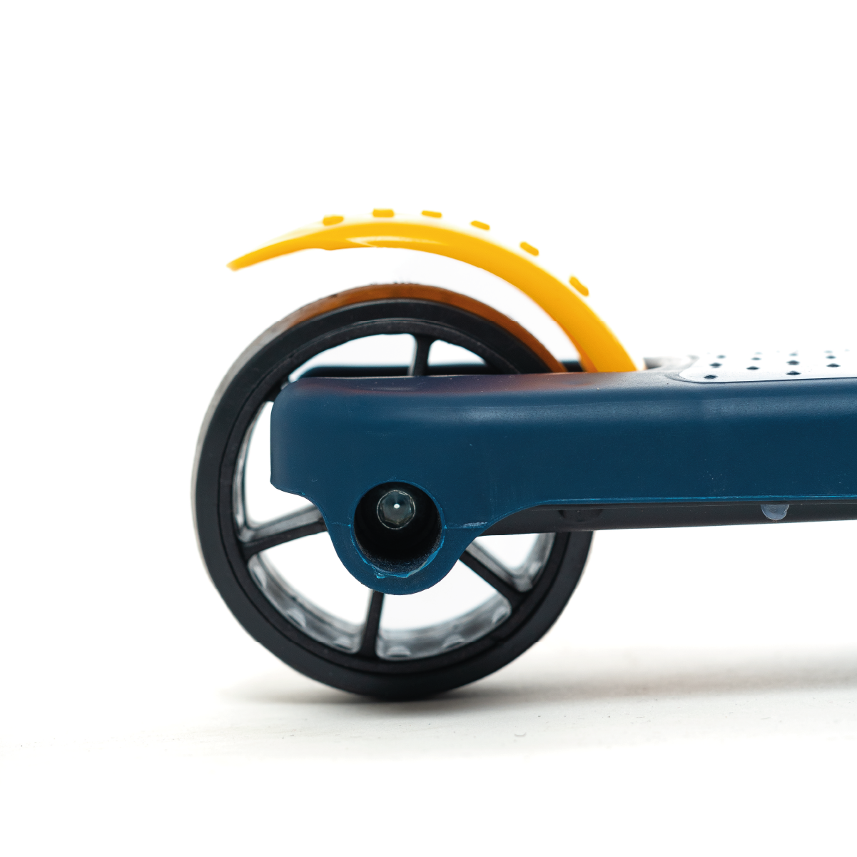 Scooter Patín Del Diablo Plegable Para Niños con Música y Luces LED Color Azul