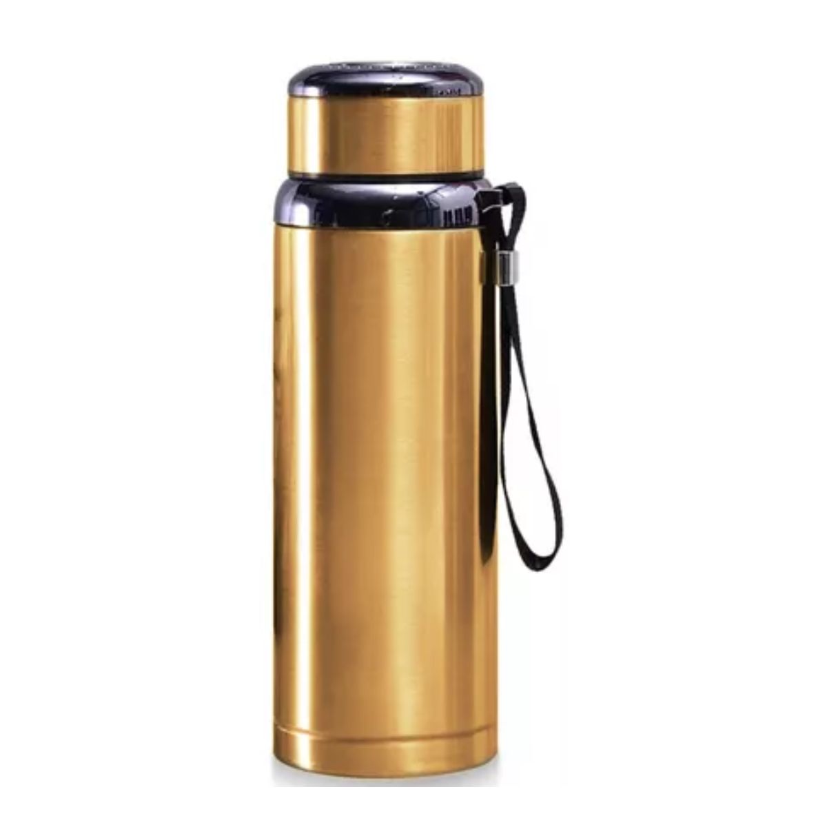 Botella De Agua Fría/caliente Termo Acero Inoxidable 1000ml Marron 