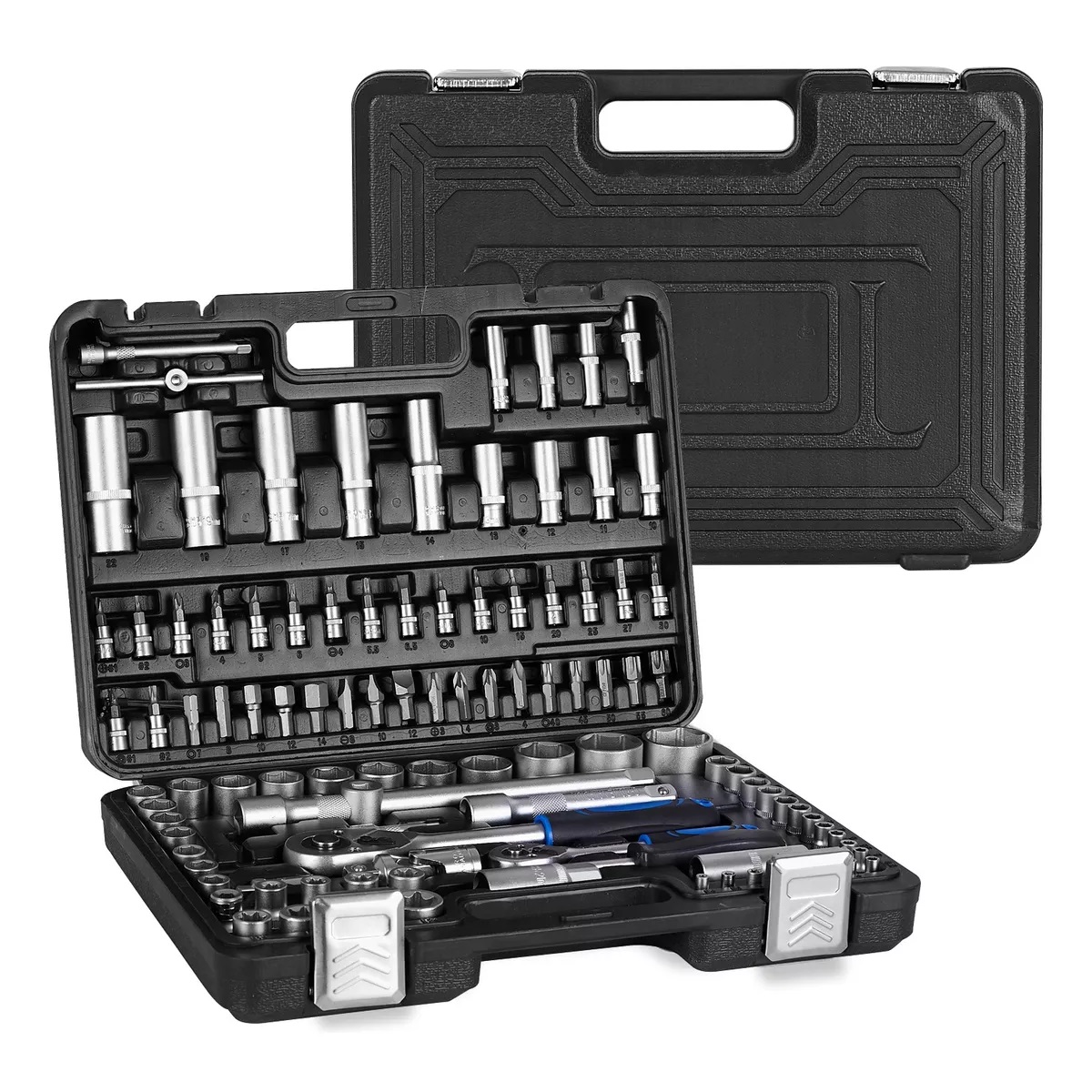 Set Herramientas Juego De Dados 108 Pcs Llaves Con Estuche