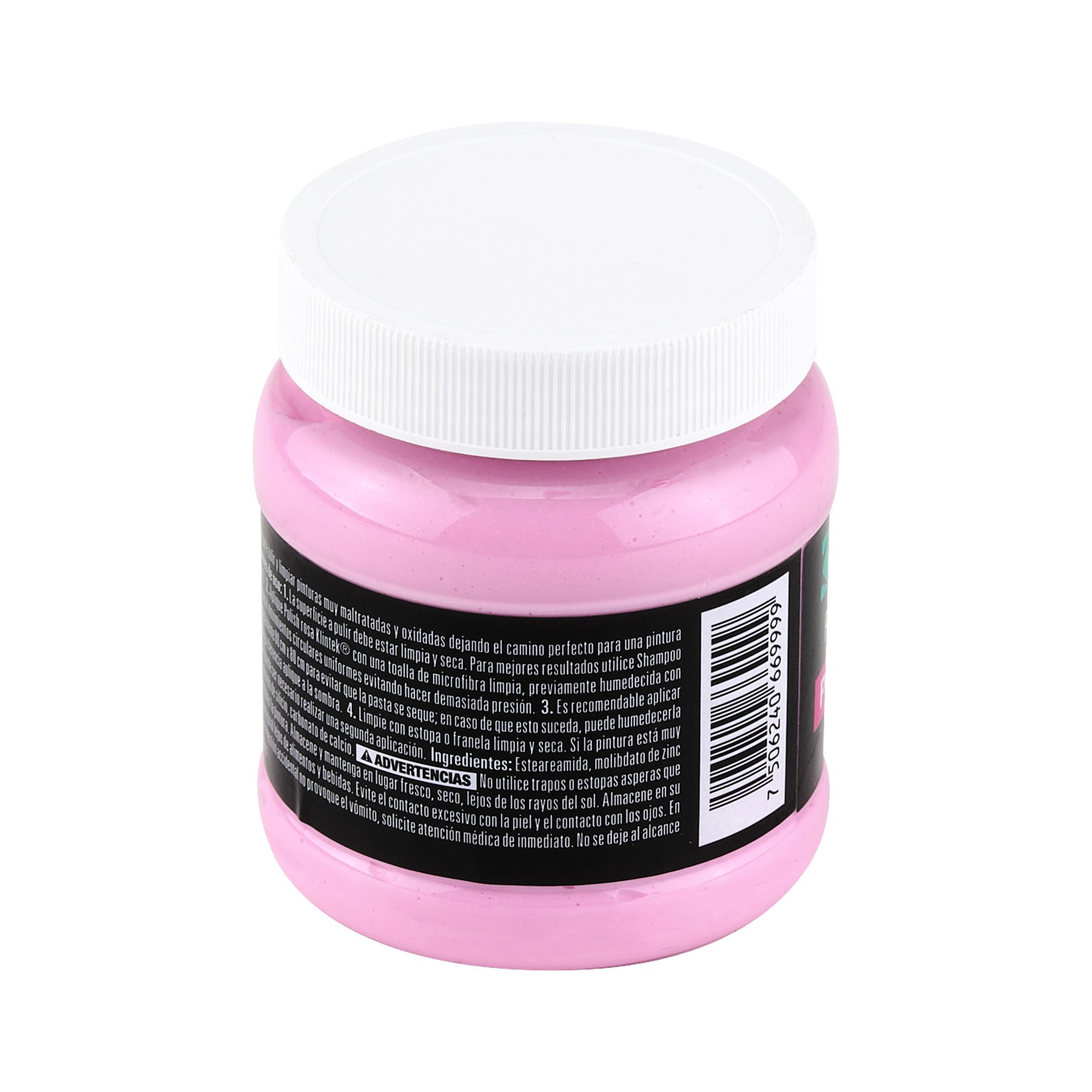 POLISH EN PASTA ROSA PARA AUTO, 250 G, USO LIGERO, KLINTEK 57085