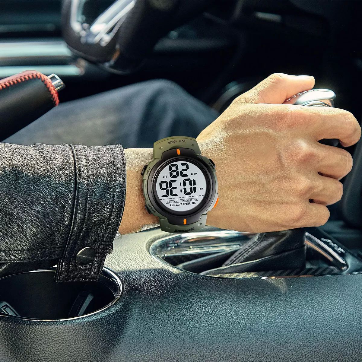 Reloj Pulsera Digital Skmei 1560 10atm Reloj De Buceo Nadar