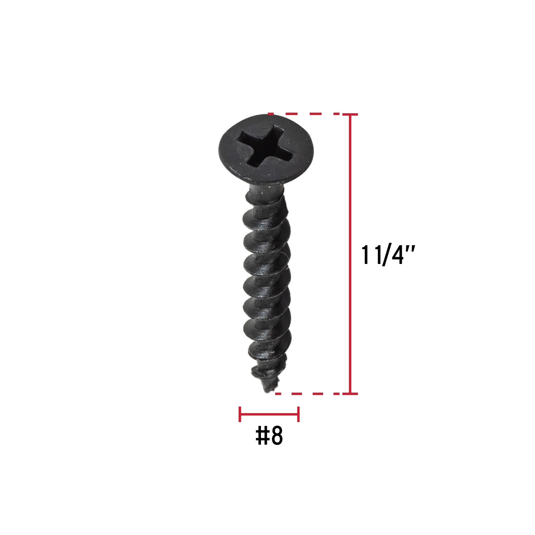 BOLSA CON 100 PIJAS #8 X 1-1/4" MULTIUSOS, FIERO 44344