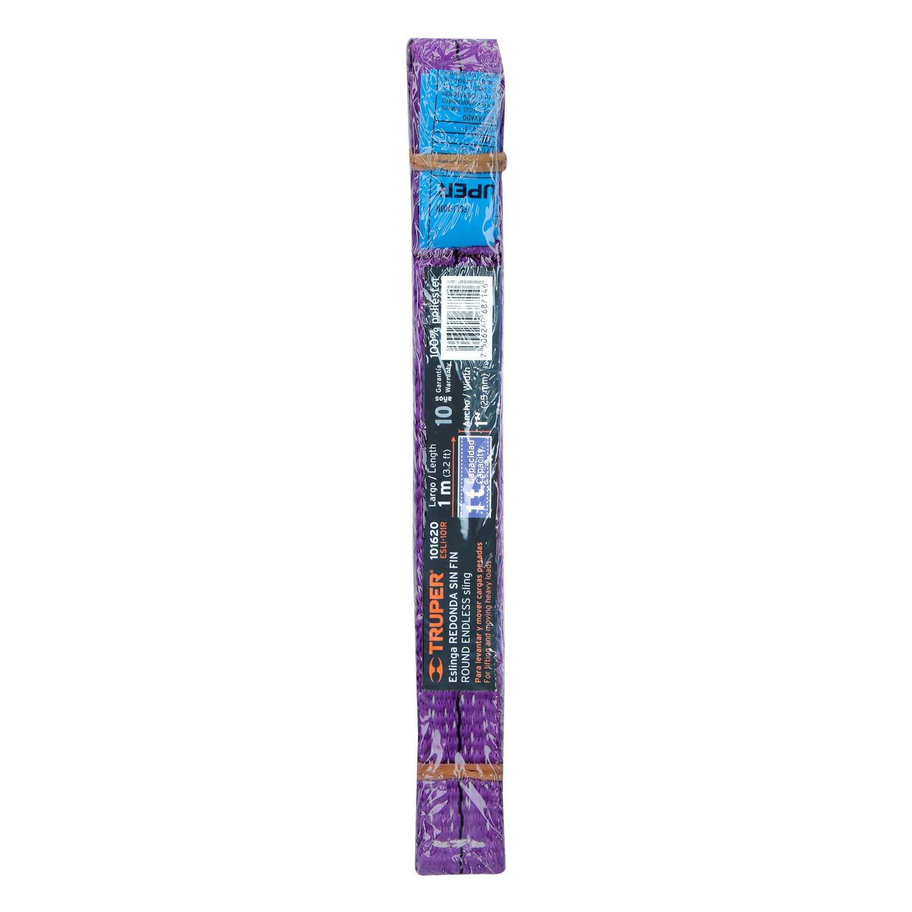 ESLINGA DE POLIÉSTER REDONDA SIN FIN, 1 T X 1 M, TRUPER 101620