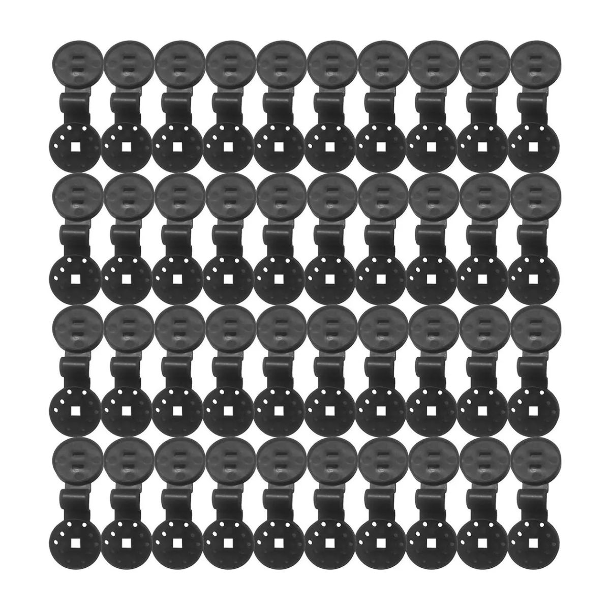 50pzs Ojillo Sujetador Clip Para Malla Sombra Y Tela Paisaje negro