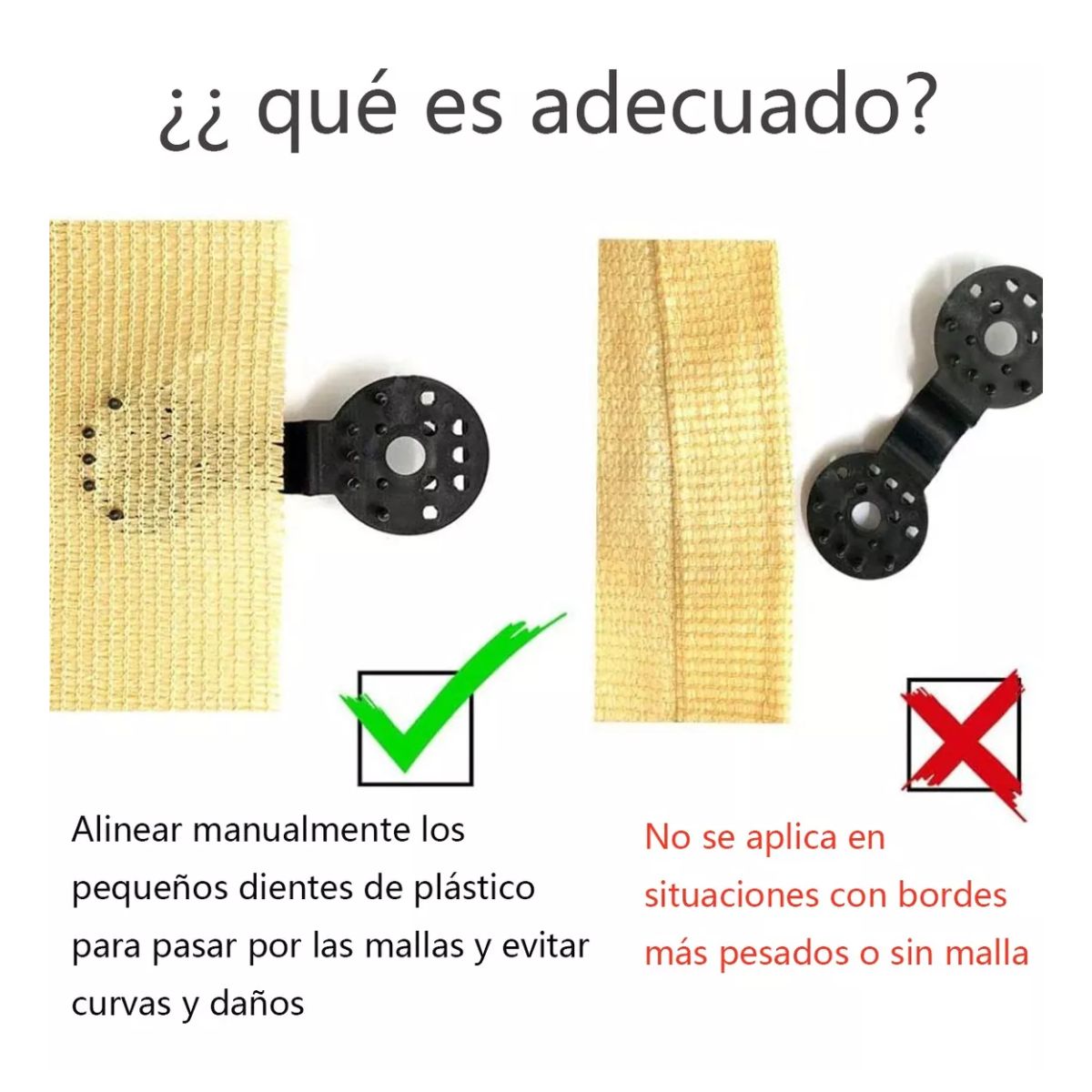 50pzs Ojillo Sujetador Clip Para Malla Sombra Y Tela Paisaje negro