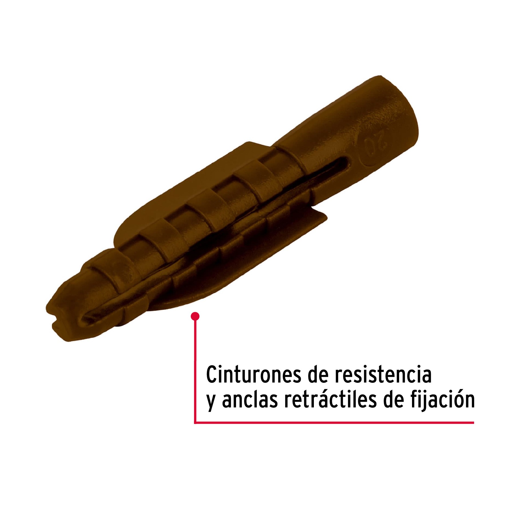 BOLSA CON 50 TAQUETES DE PLÁSTICO 5/16", FIERO 44200