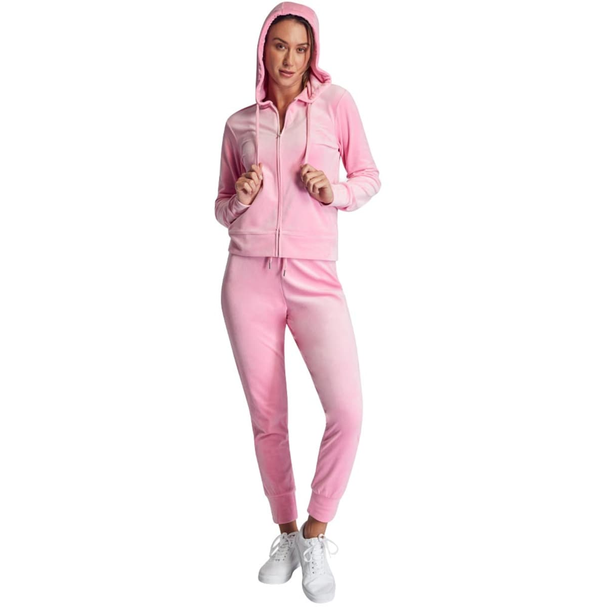 Conjunto para mujer, color rosa, de sudadera y pants para ejercicio, marca Love to Lounge, mod. 1079155