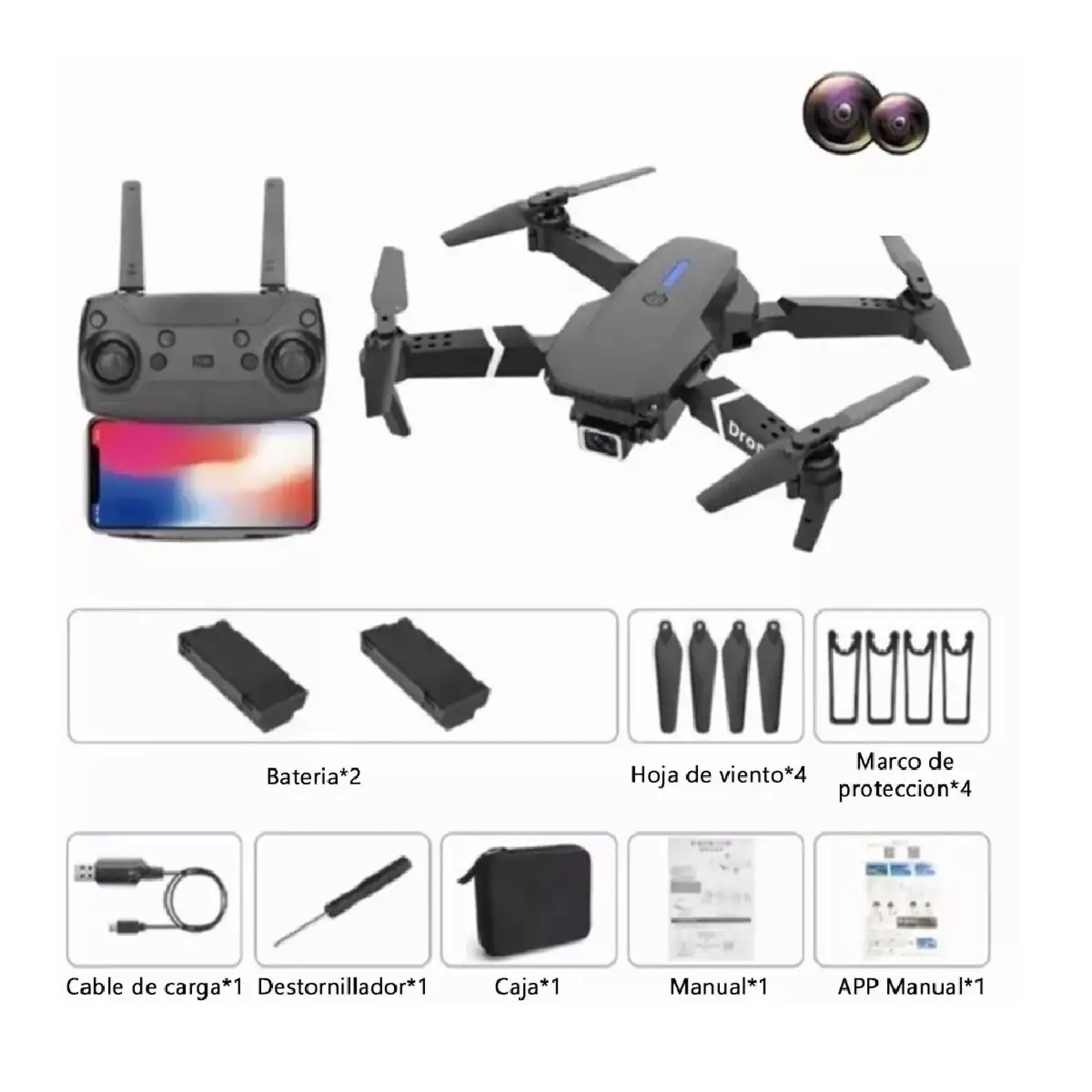 Dron con control remoto