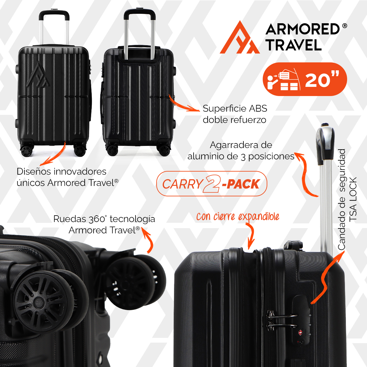 candados para maletas de alta seguridad Master pequeños equipaje, Fijese  Medidas