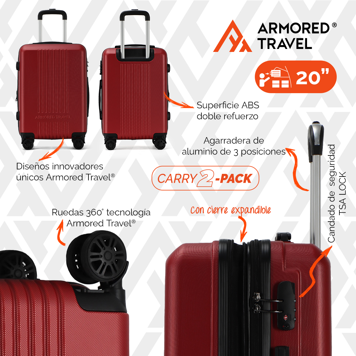 candados para maletas de alta seguridad Master pequeños equipaje, Fijese  Medidas