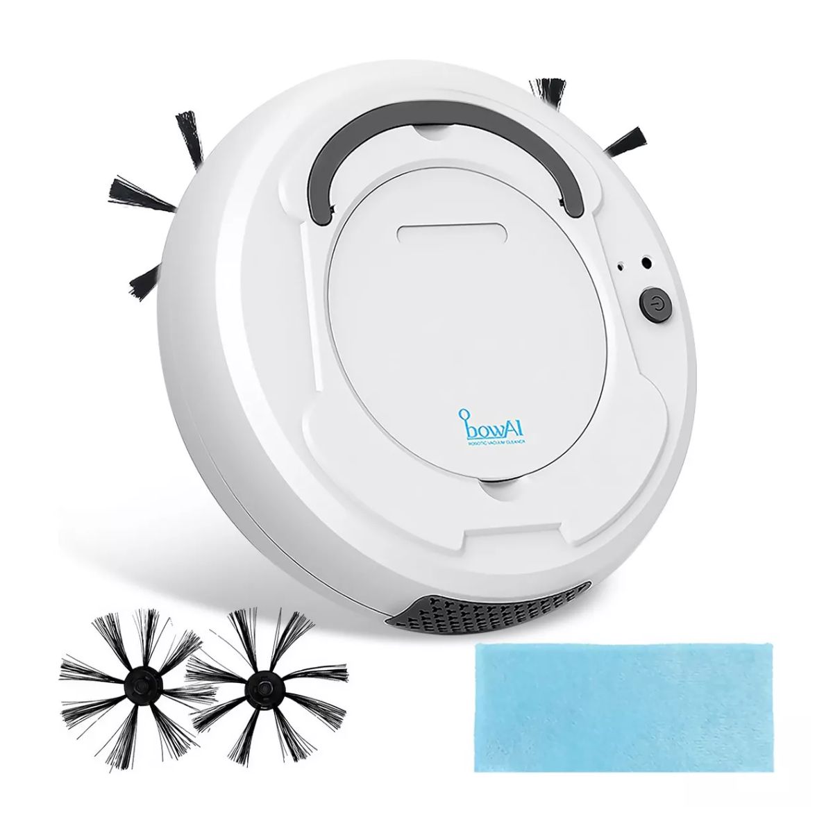 Aspiradora Trapeadora Robot Inteligente 1800pa Para Limpiar, Blanco