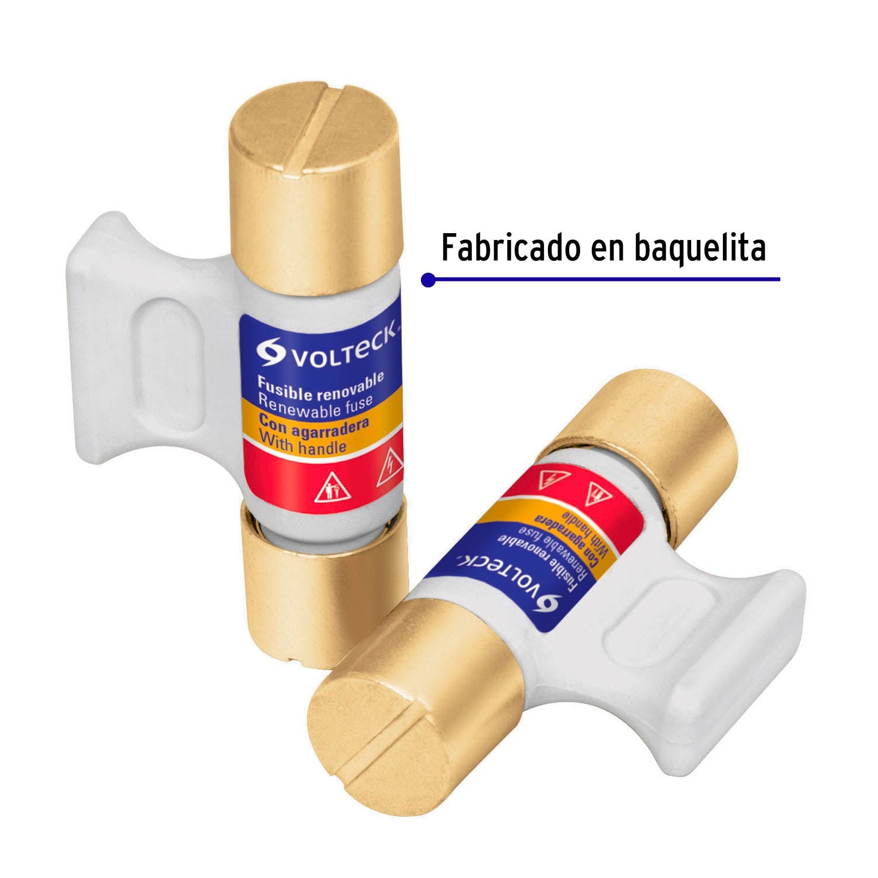 BLÍSTER CON 2 FUSIBLES 30A CON AGARRADERA, VOLTECK 47294