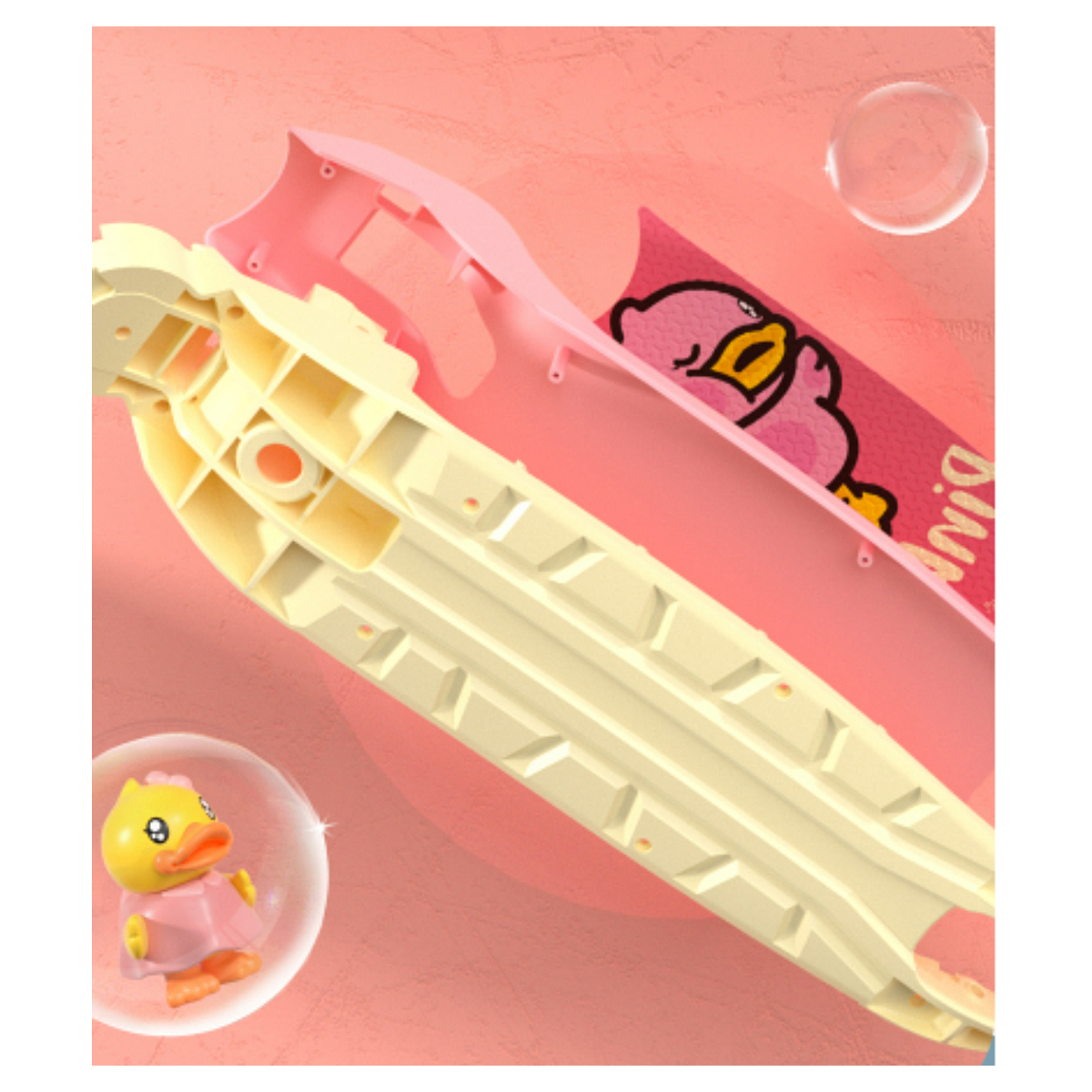 Scooter Infantil Para Niñas Rosa B.duck.