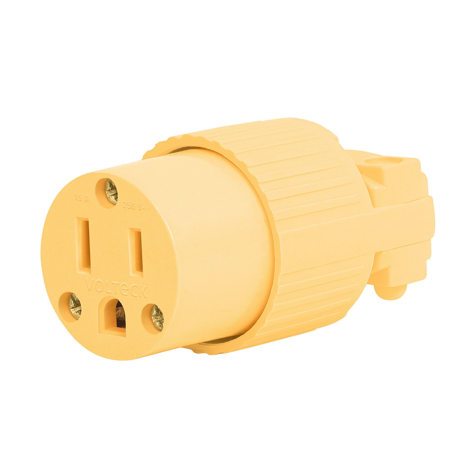 CONTACTO INDUSTRIAL PLÁSTICO ATERRIZADO, 2 POLOS+TIERRA VOLTECK 46117