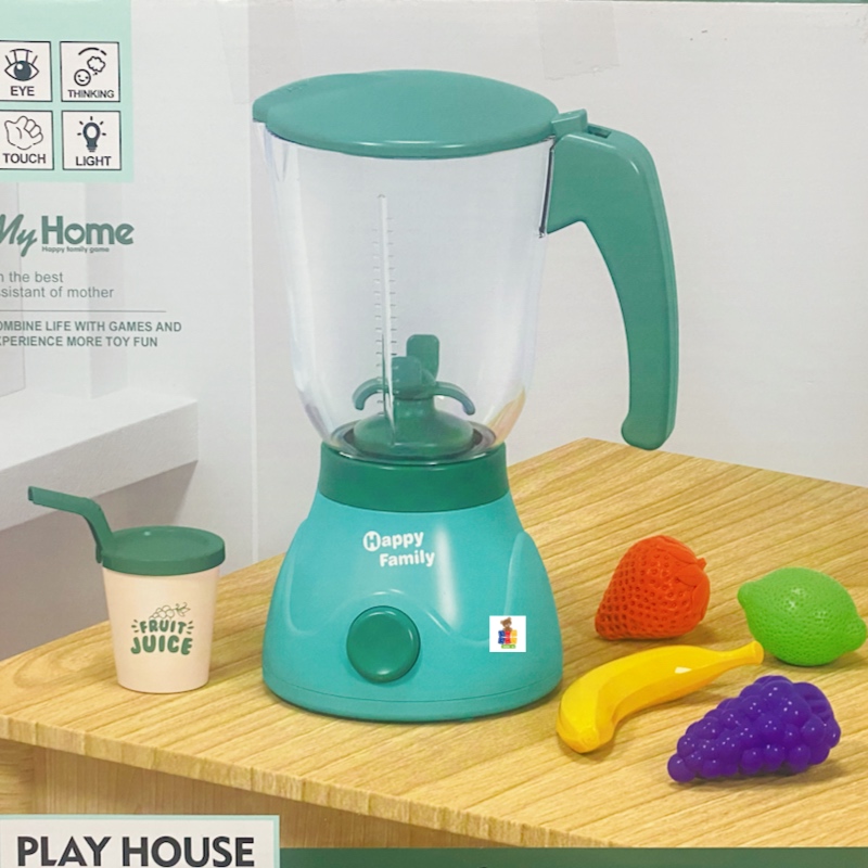 Licuadora Eléctrica Con Luz Movimiento Y Accesorios Juguete