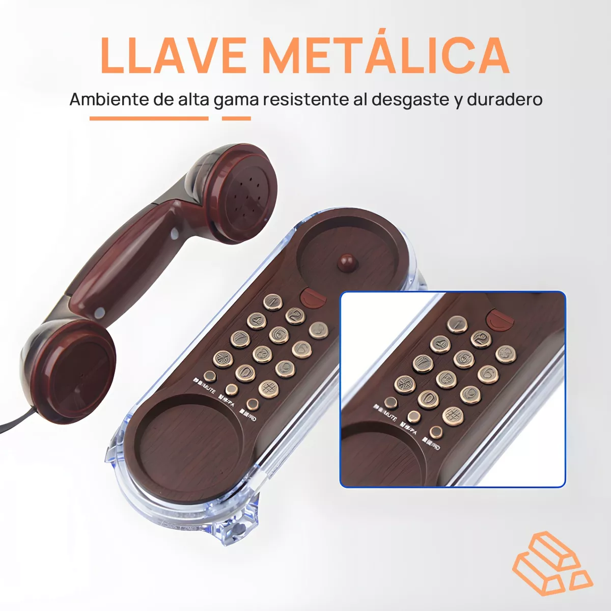 Teléfono Fijo Alambrico Casa Oficina Modernphone Hotel