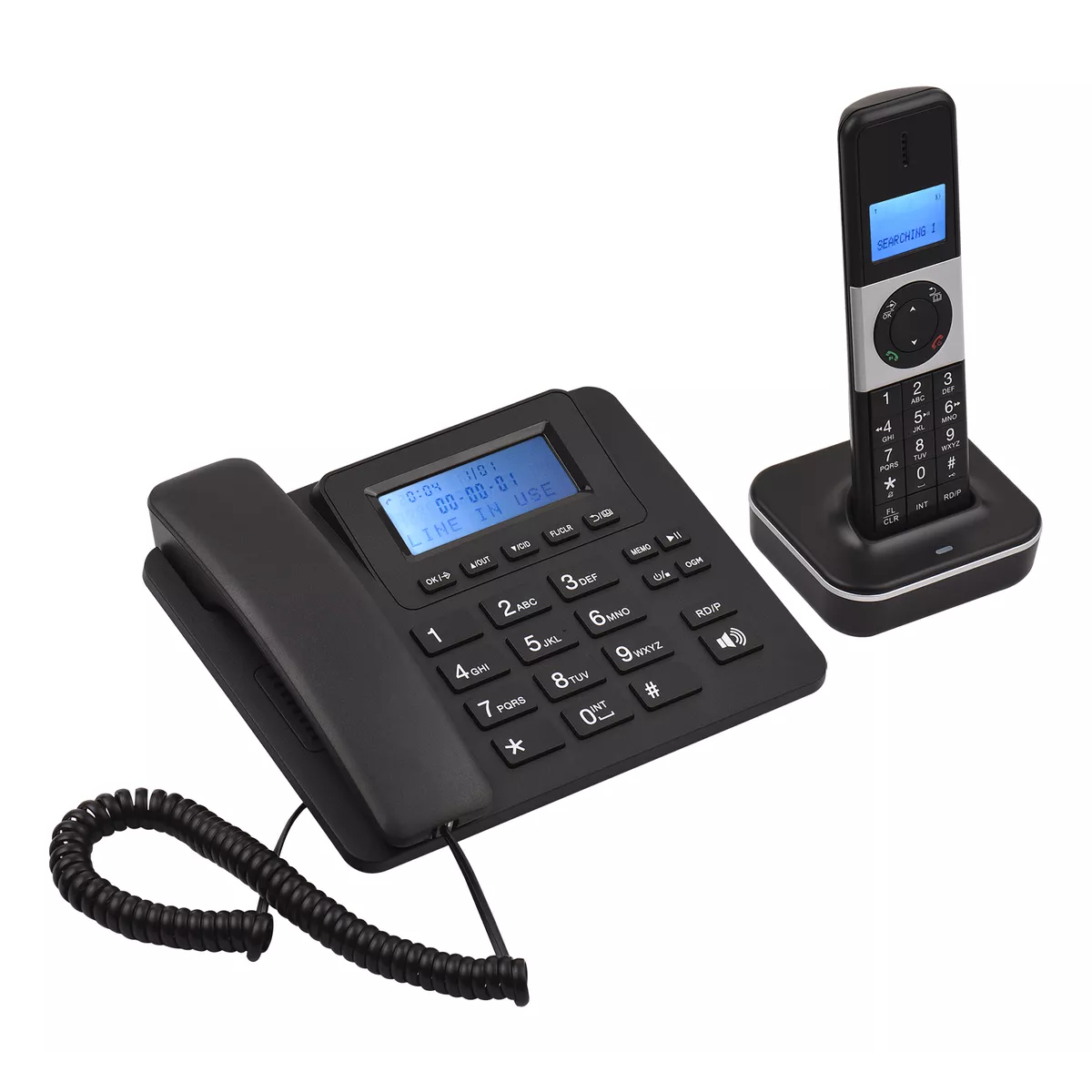 Teléfono inalámbrico expandible para oficina en casa, llamada