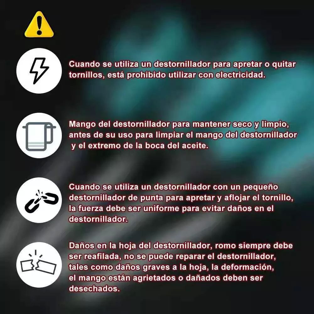 Juego De Destornilladores 9 Pzs Herramientas Cómodos Magnéticas.