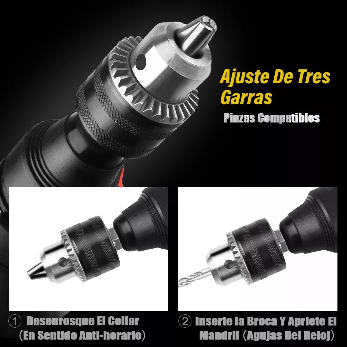 Taladros Rotomartillo Inalámbrica Sds-plus Ironhoof 3 Modos