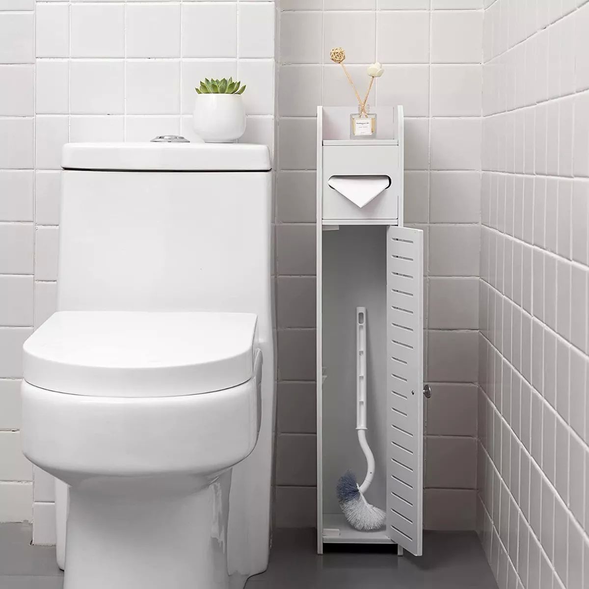 Estante Organizador Para Baño De Dos Niveles Wc Organizador