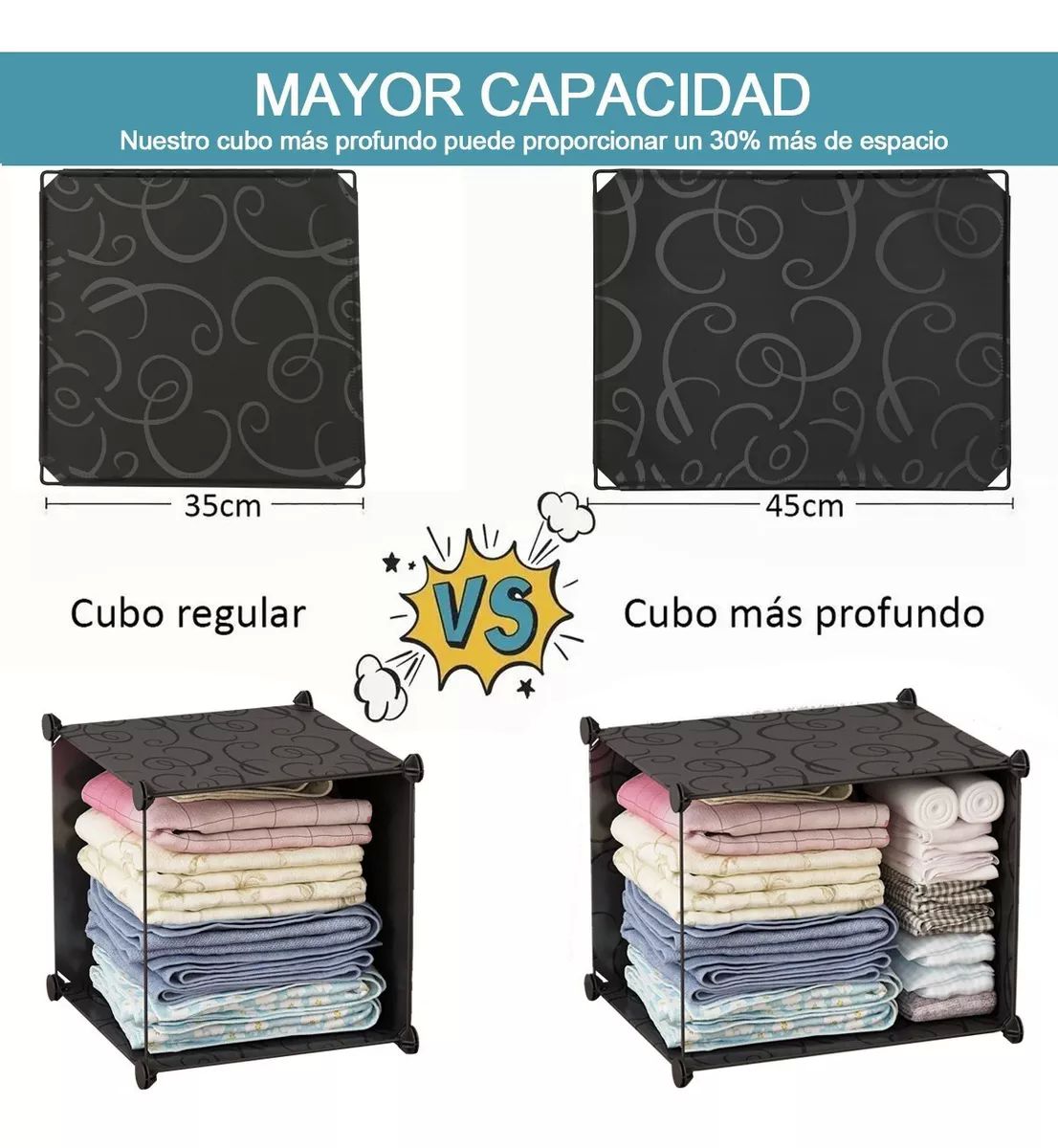 Armario De Plástico Portátil Con 15 Compartimentos