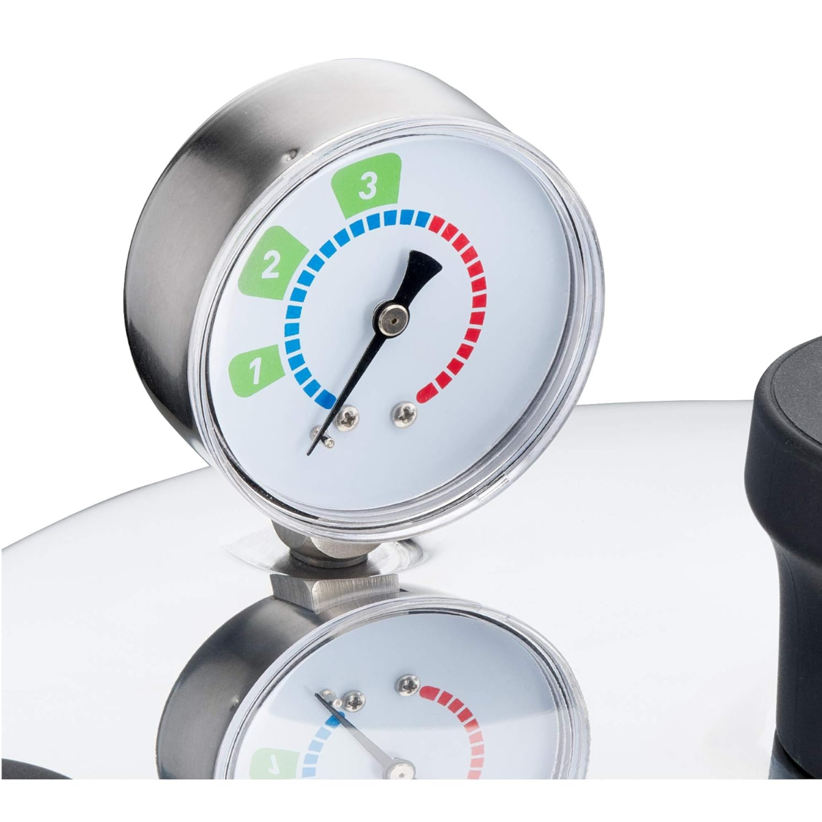 Olla Presión Express TFal 22 Lt Válvula Seguridad Manómetro.