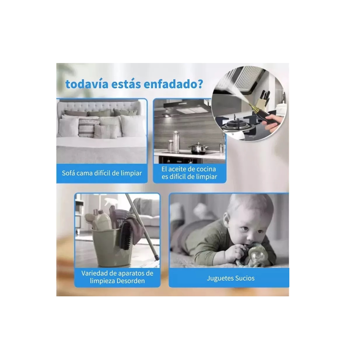 Limpiador Pistola A Vapor Desinfectante Para Hogar Muebles