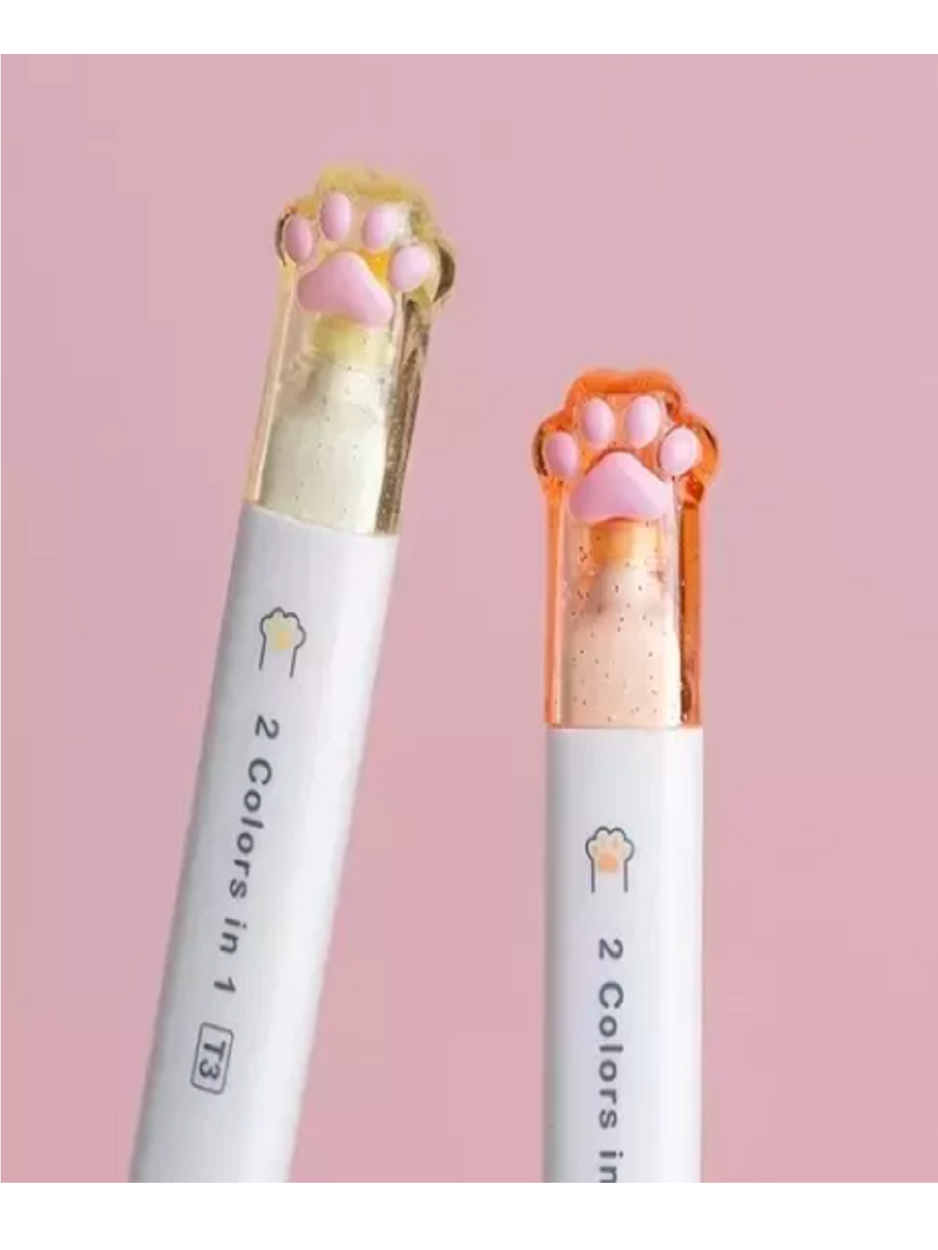 6 Marcatextos Gatito Papeleria Kawai