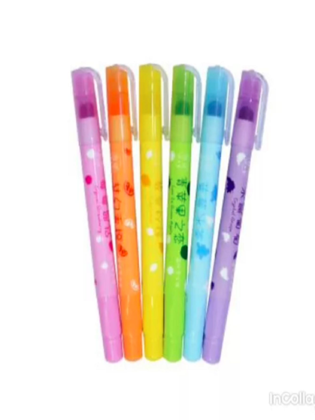 8 Resaltadores - Marca Textos En Gel Kawaii Papelería Cat