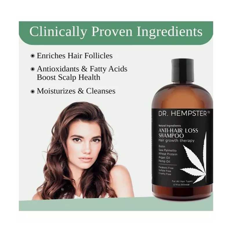 Shampoo de Biotina Dr. Hempster 503ml para la perdida del cabello