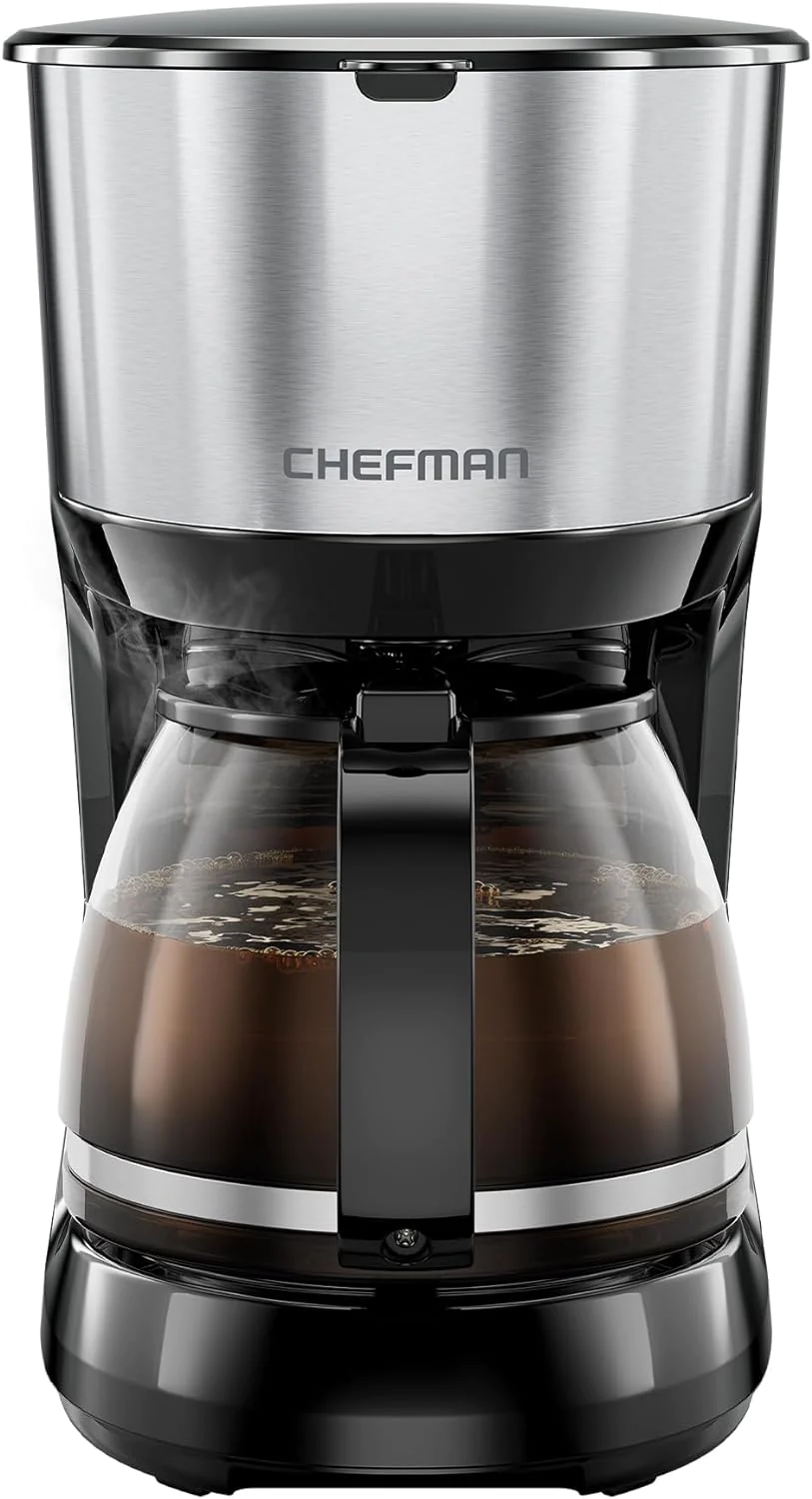 Cafetera Chefman RJ14-10-SS-MX de Goteo 10 Tazas Negra