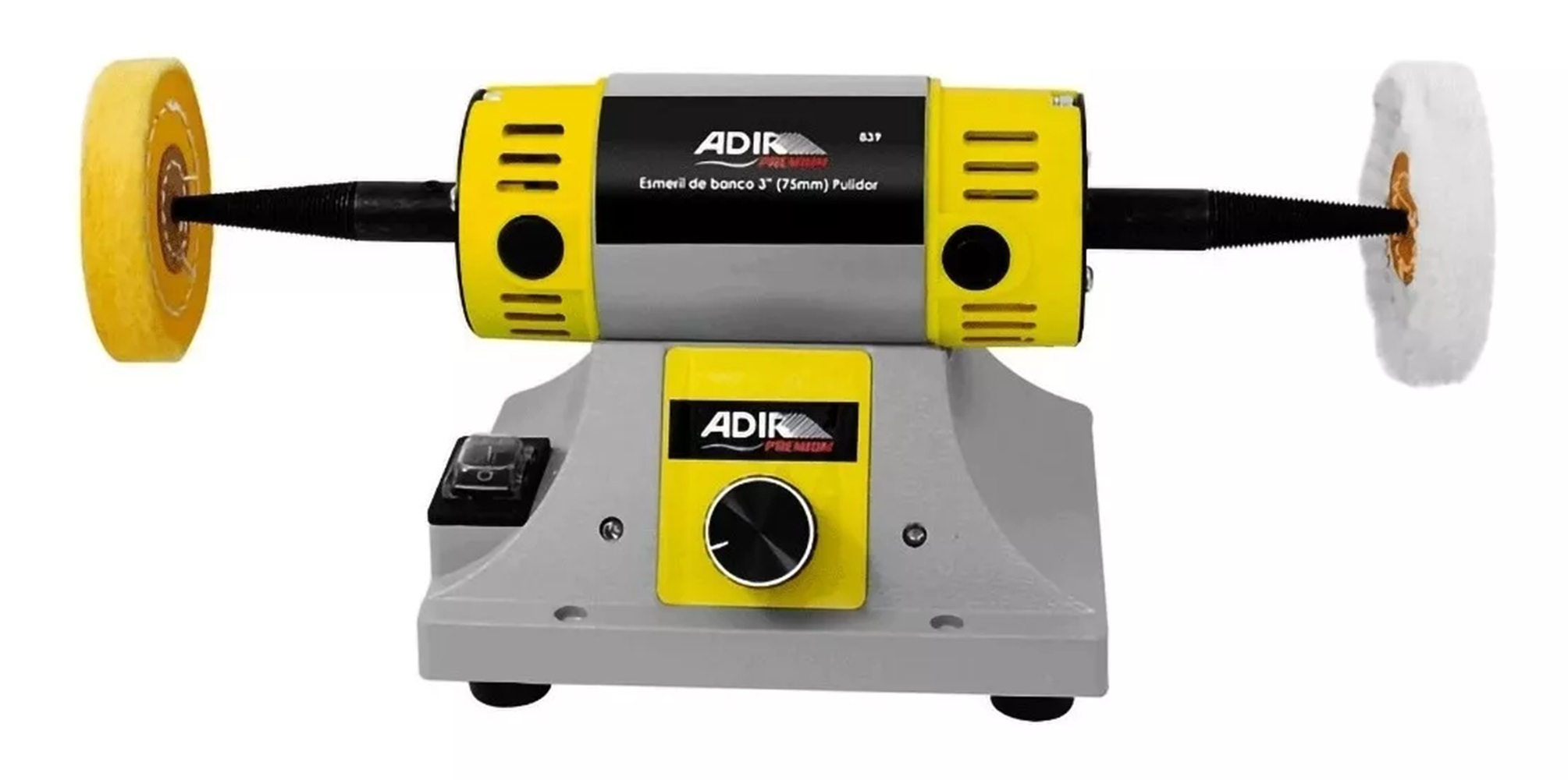 Esmeril Banco Para Pulir 3'' Adir 839 200 Watts