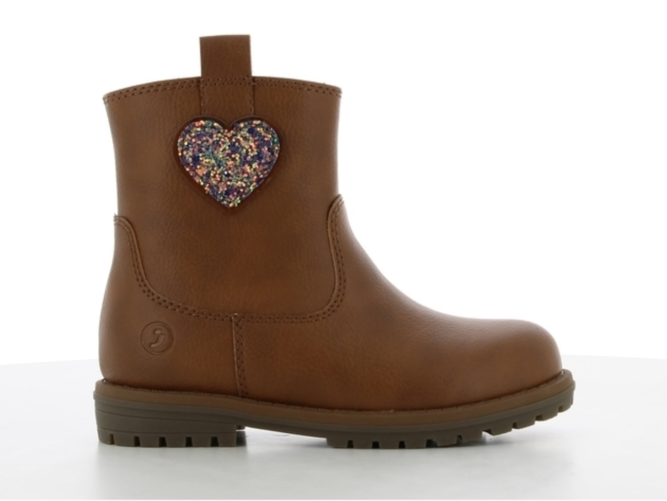 Bota Georige Boy para Niña con Corazón y Brillos Comoda casual