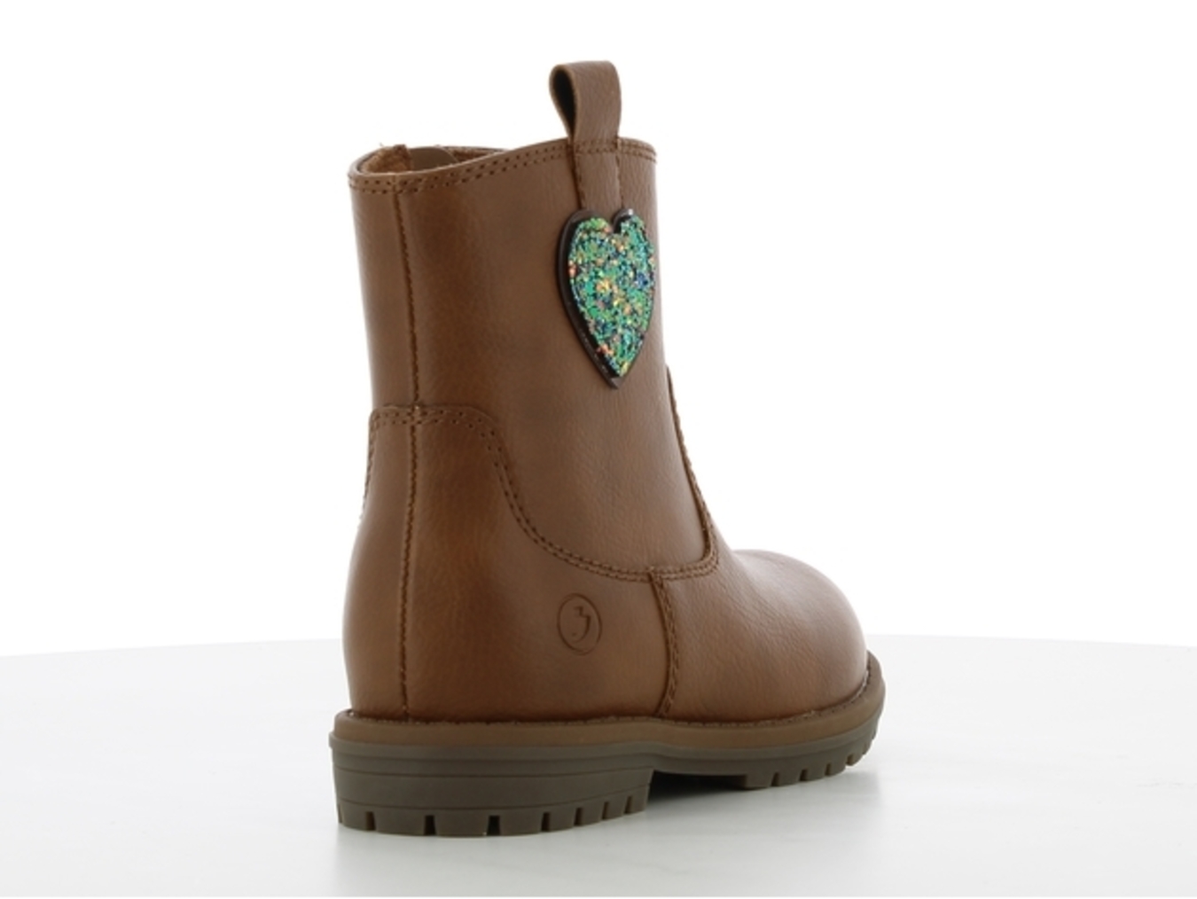 Bota Georige Boy para Niña con Corazón y Brillos Comoda casual