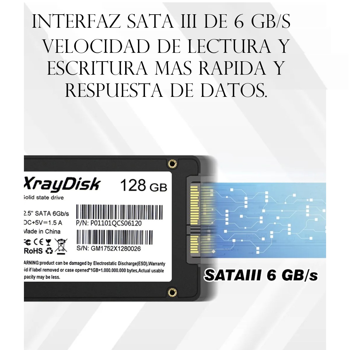 SSD unidad estado solido disco duro Sata3 240GB Hdd 2.5 Unidad interna de estado sólido.