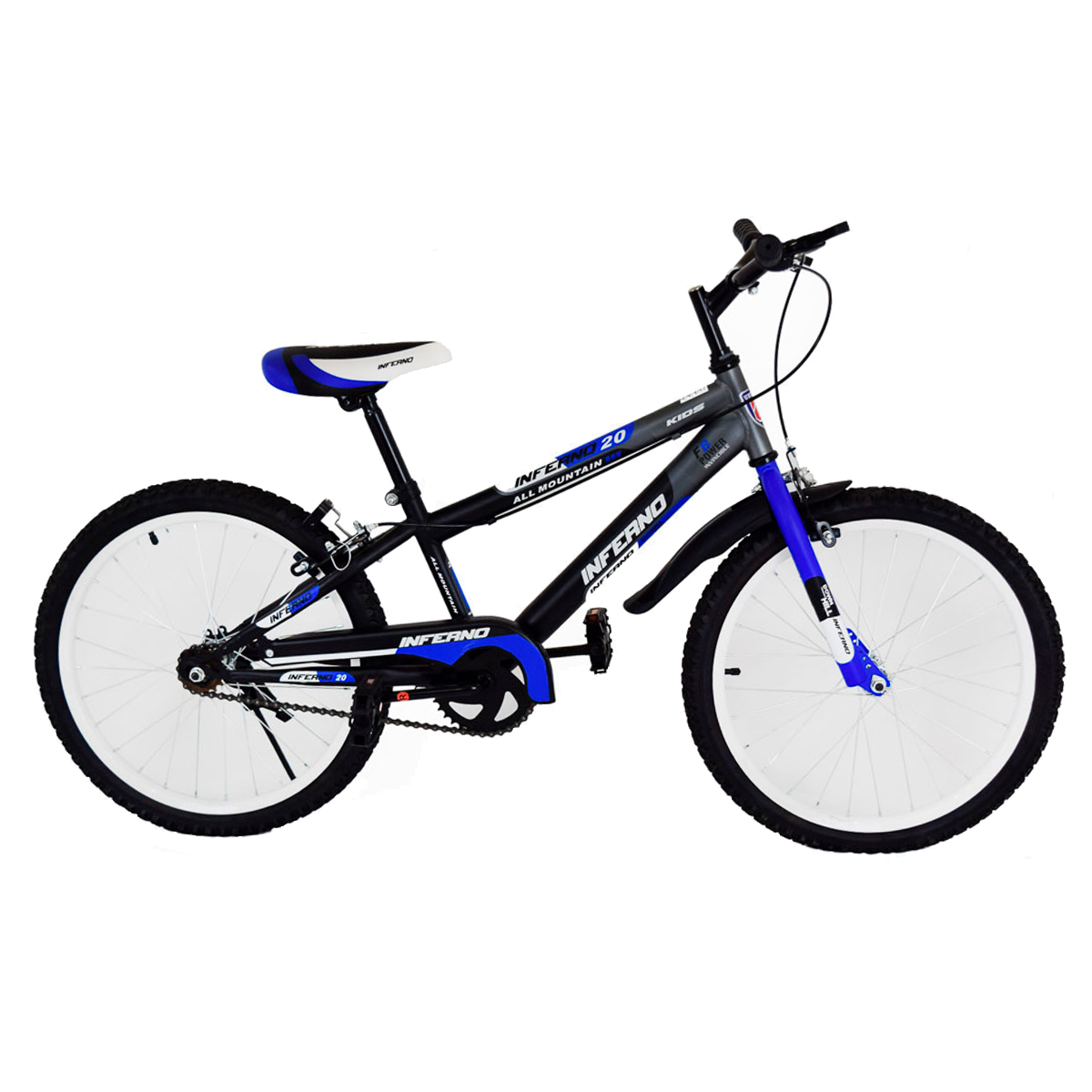 Bicicleta Unibike Babytek Llanta de Aire Inferno R20 Azul