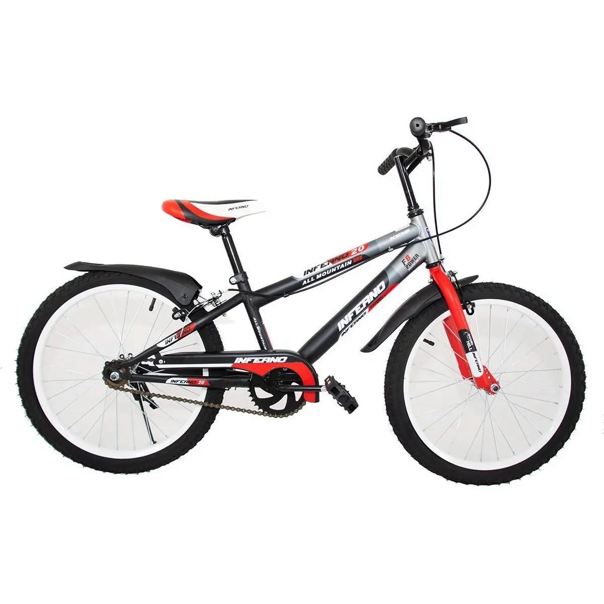 Bicicleta Unibike Babytek Llanta de Aire Inferno R20 Rojo