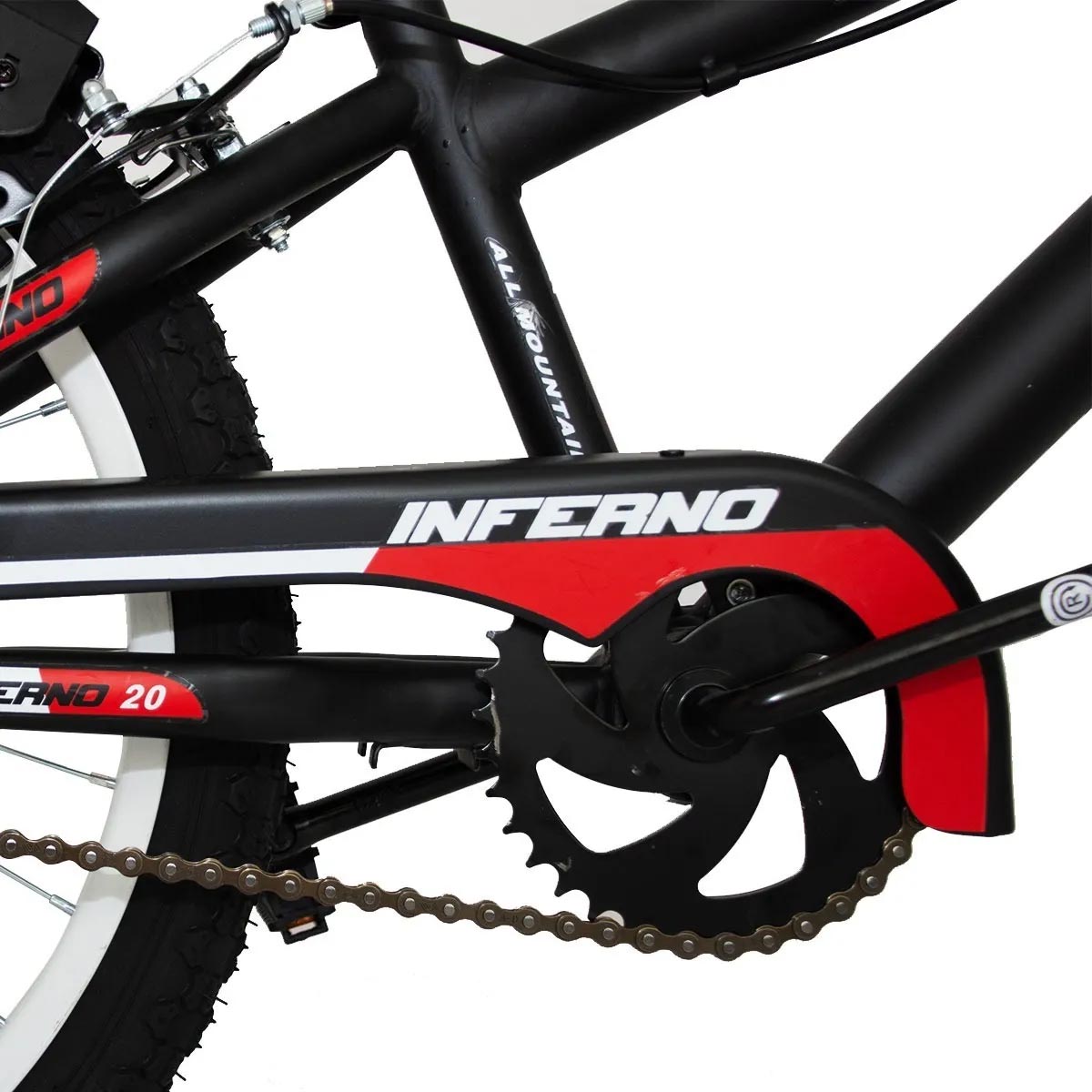 Bicicleta Unibike Babytek Llanta de Aire Inferno R20 Rojo