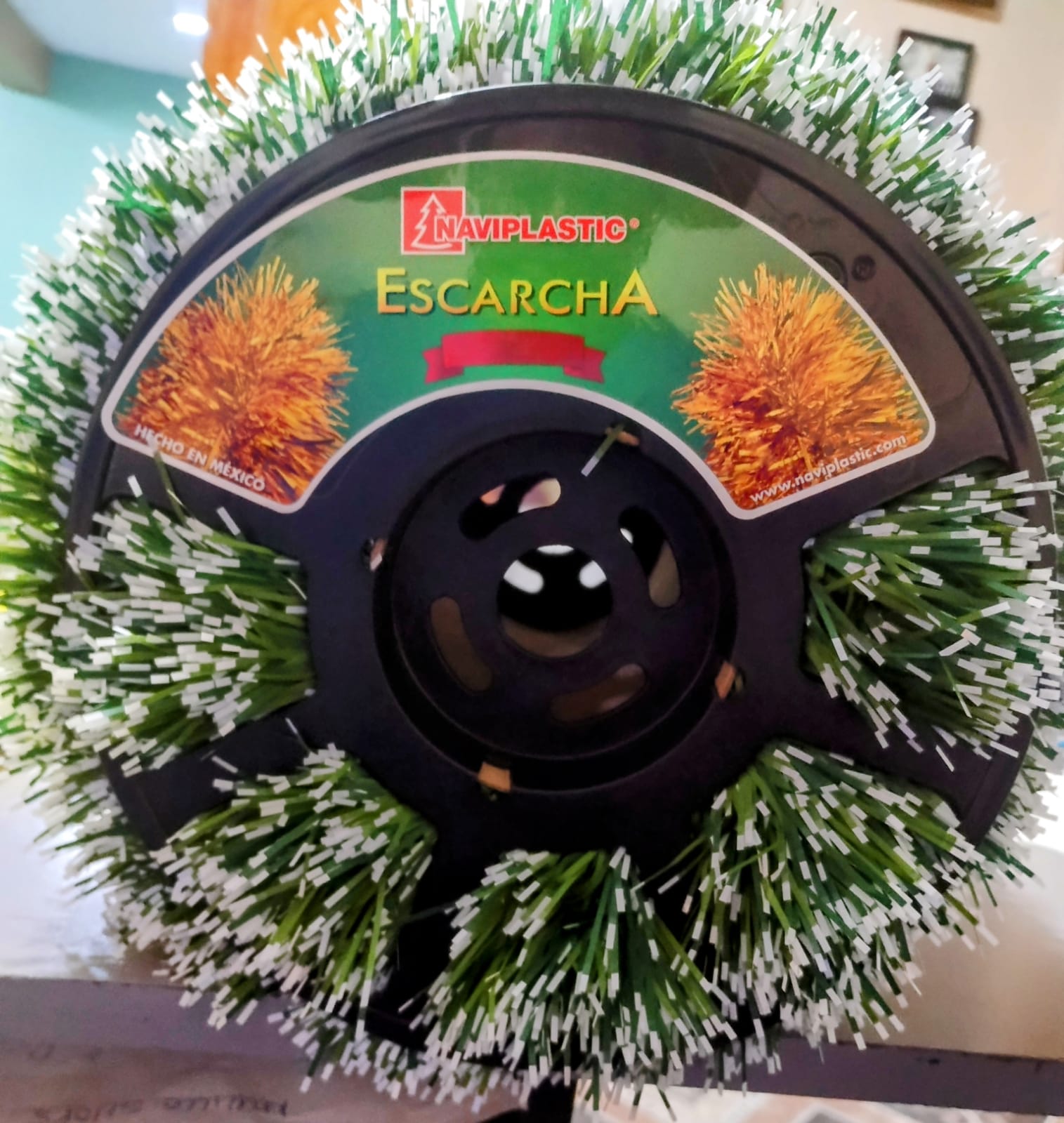 Navidad Escarcha Nevada Para Decoración De Hogar