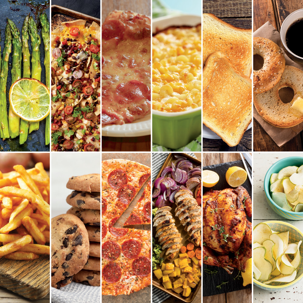 Horno de mesa eléctrico  Ninja Foodi DCT401 12 en 1 negro, FlexDoor, sin aceite 