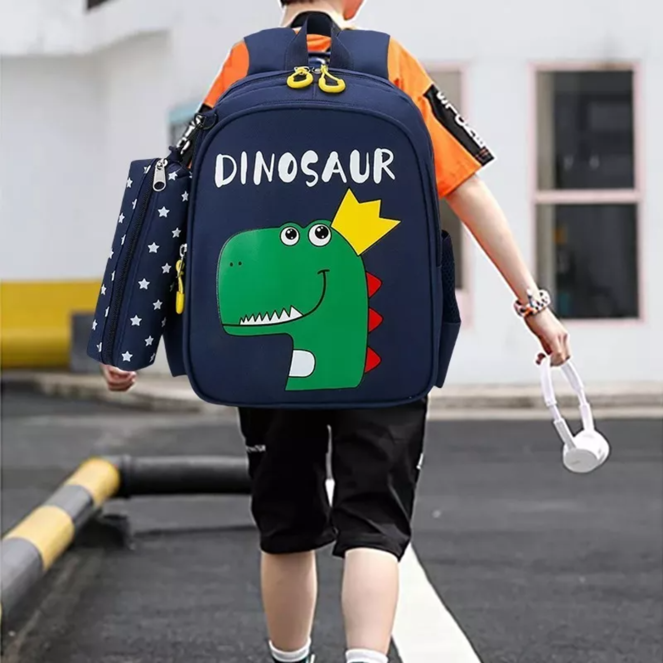 Mochilas Infantiles Mochila Escolar Con Gran Capacidad DINOSAURIO.